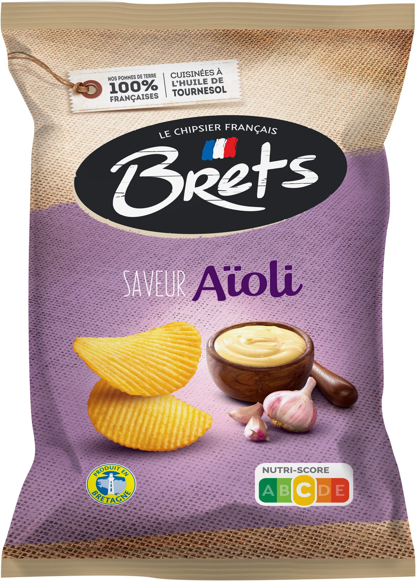 Brets Chips saveur Aïoli packshot