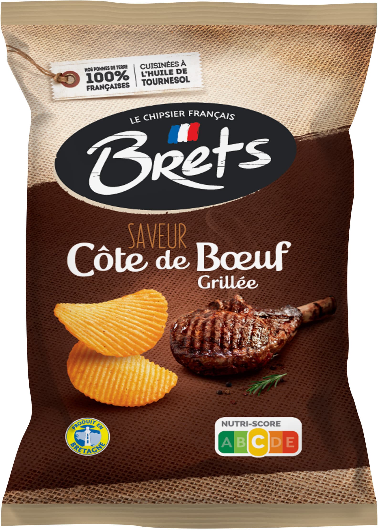 Brets Chips saveur côte de boeuf grillée packshot
