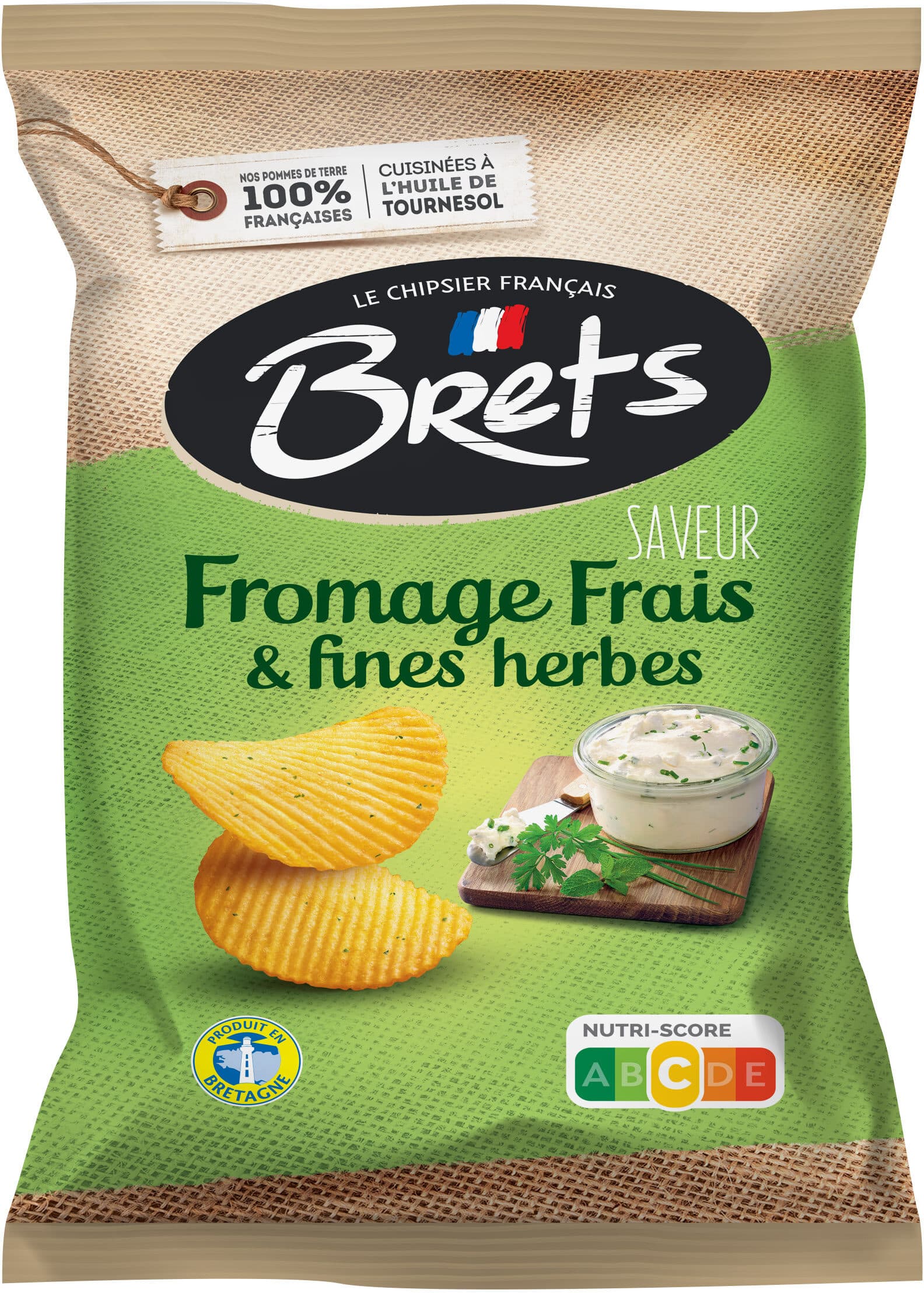 Brets Fromage Frais & fines herbes packshot