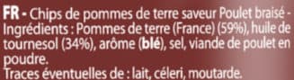 Bret's Chips de pommes de terre saveur Poulet braisé packshot