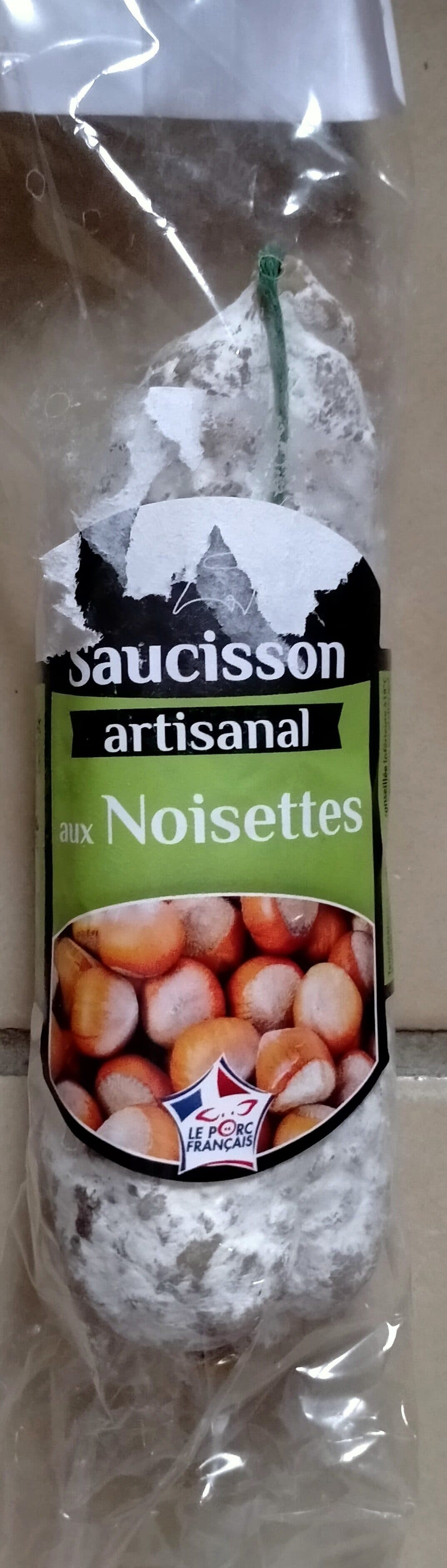 Sauss de Terroirs Saucisson artisanal aux noisettes packshot