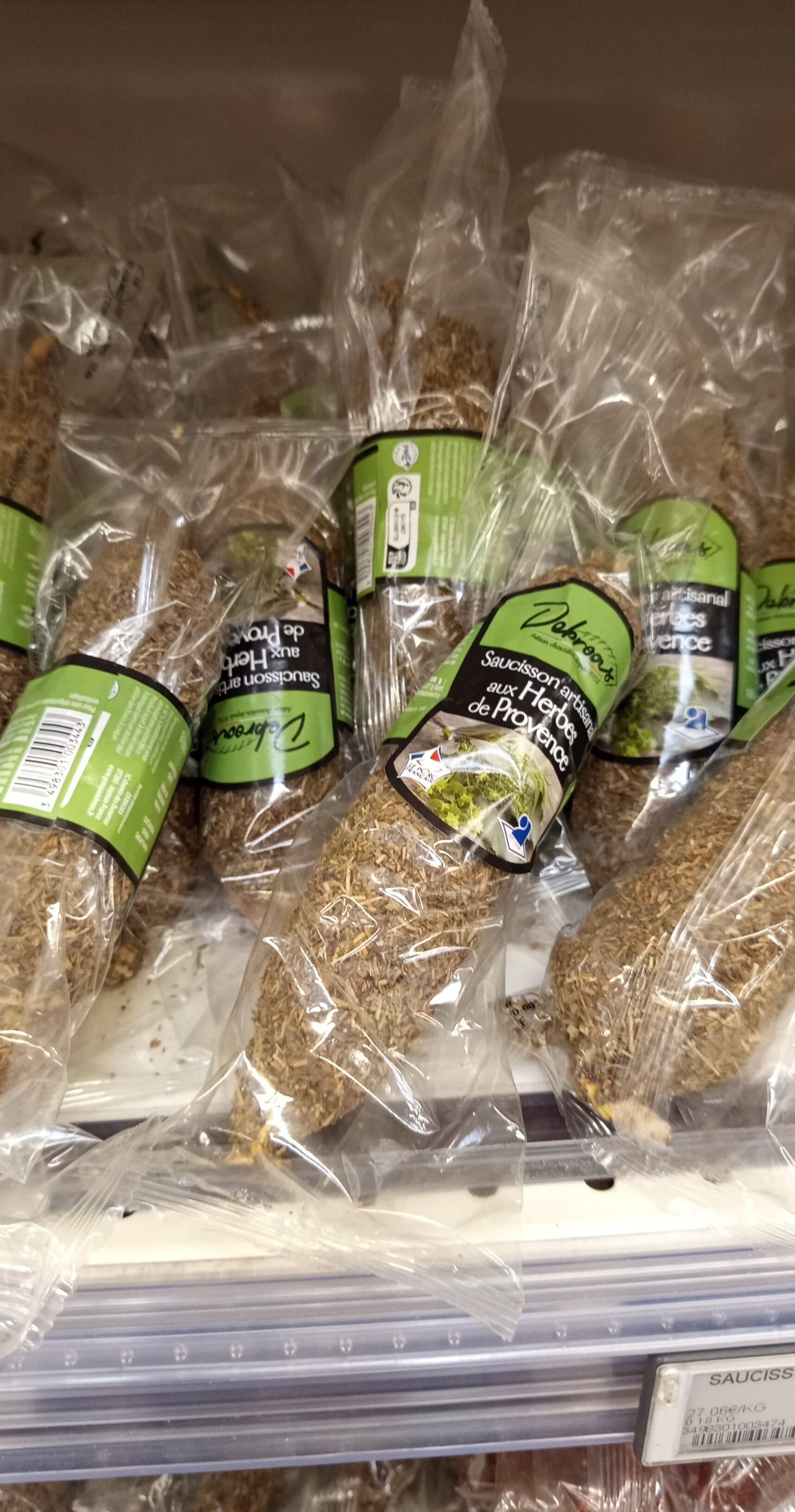 Open Food Facts 180G Saucisson Sec Aux Herbes De Porvence Debroas packshot