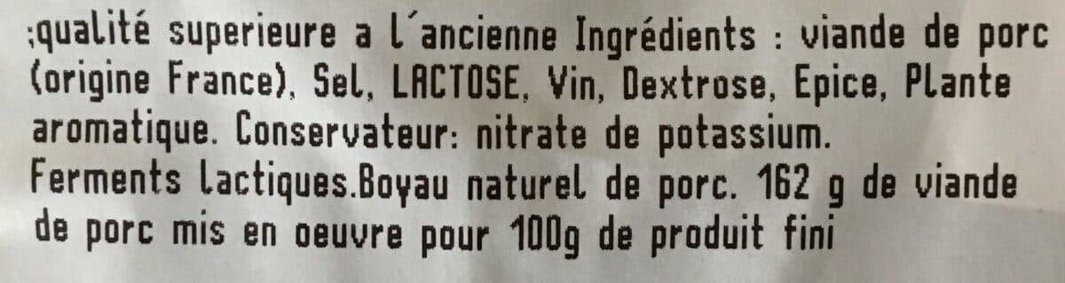 Saucisson D'ardèche Saucisson artisanal à l'ancienne d'Ardèche packshot