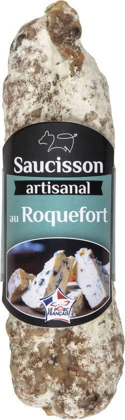 Open Food Facts SAUCISSON AU ROQUEFORT 180g packshot