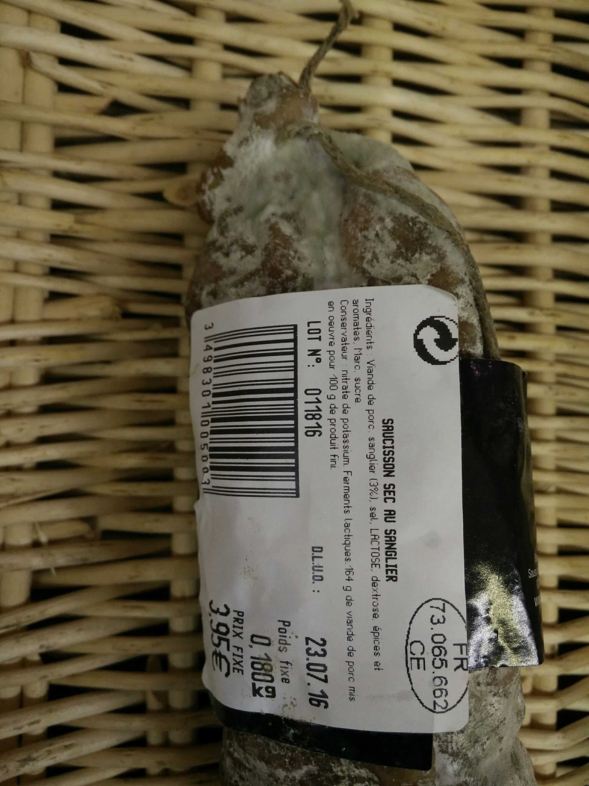 Sans marque Saucisson Artisanal Porc et Sanglier packshot