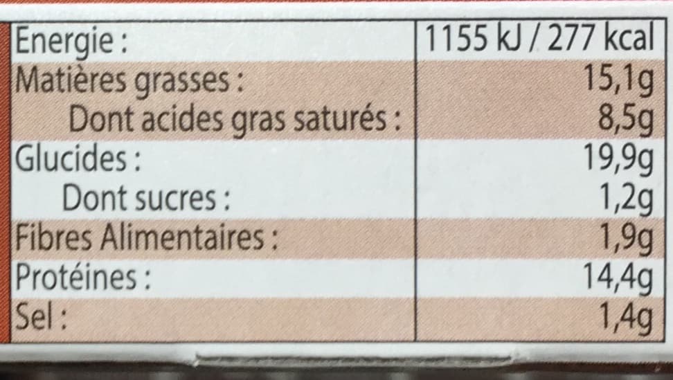 La pizza de Manosque La Pizza 3 Fromages packshot
