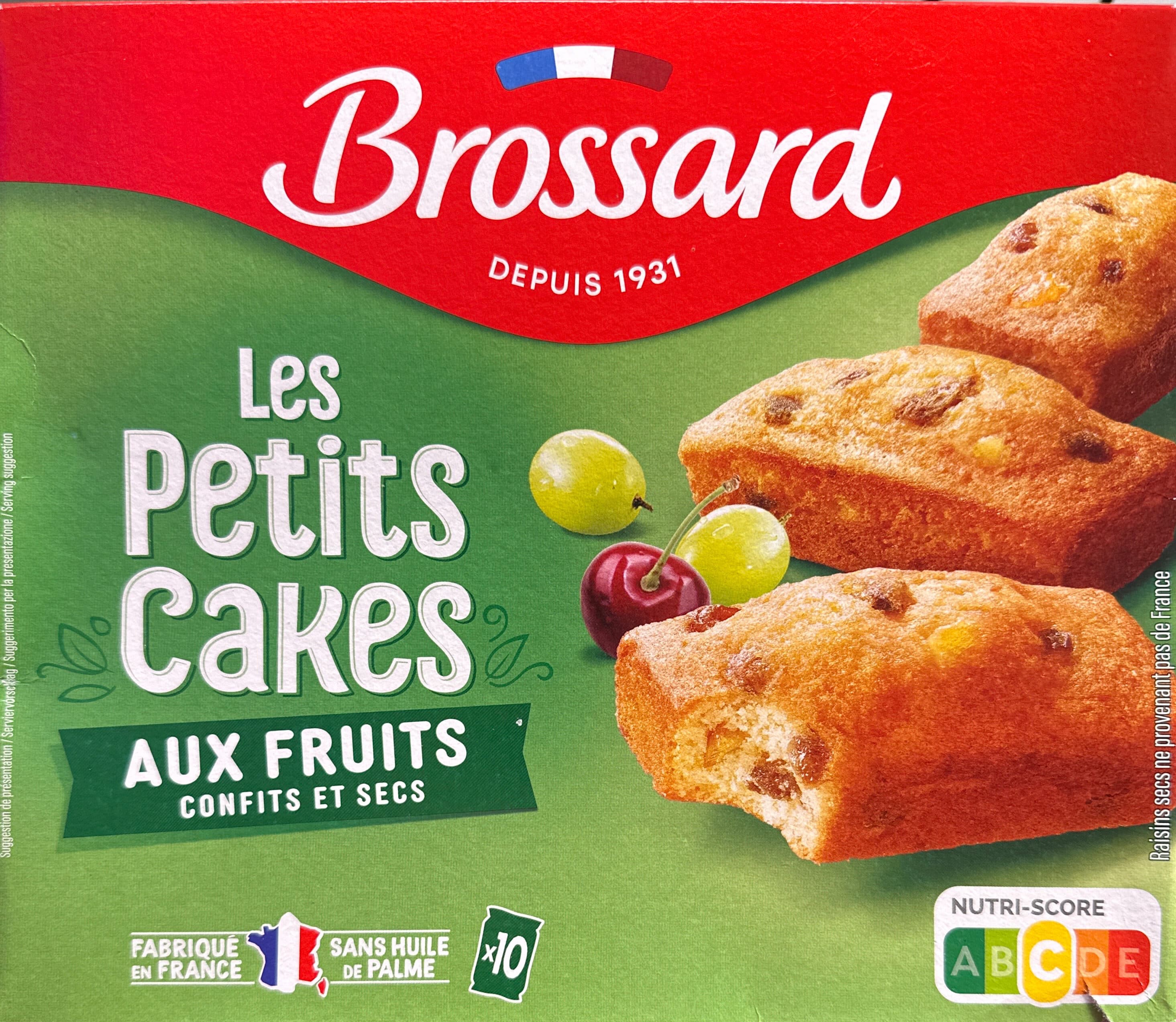 Brossard Les petits cakes aux fruits confits et secs packshot