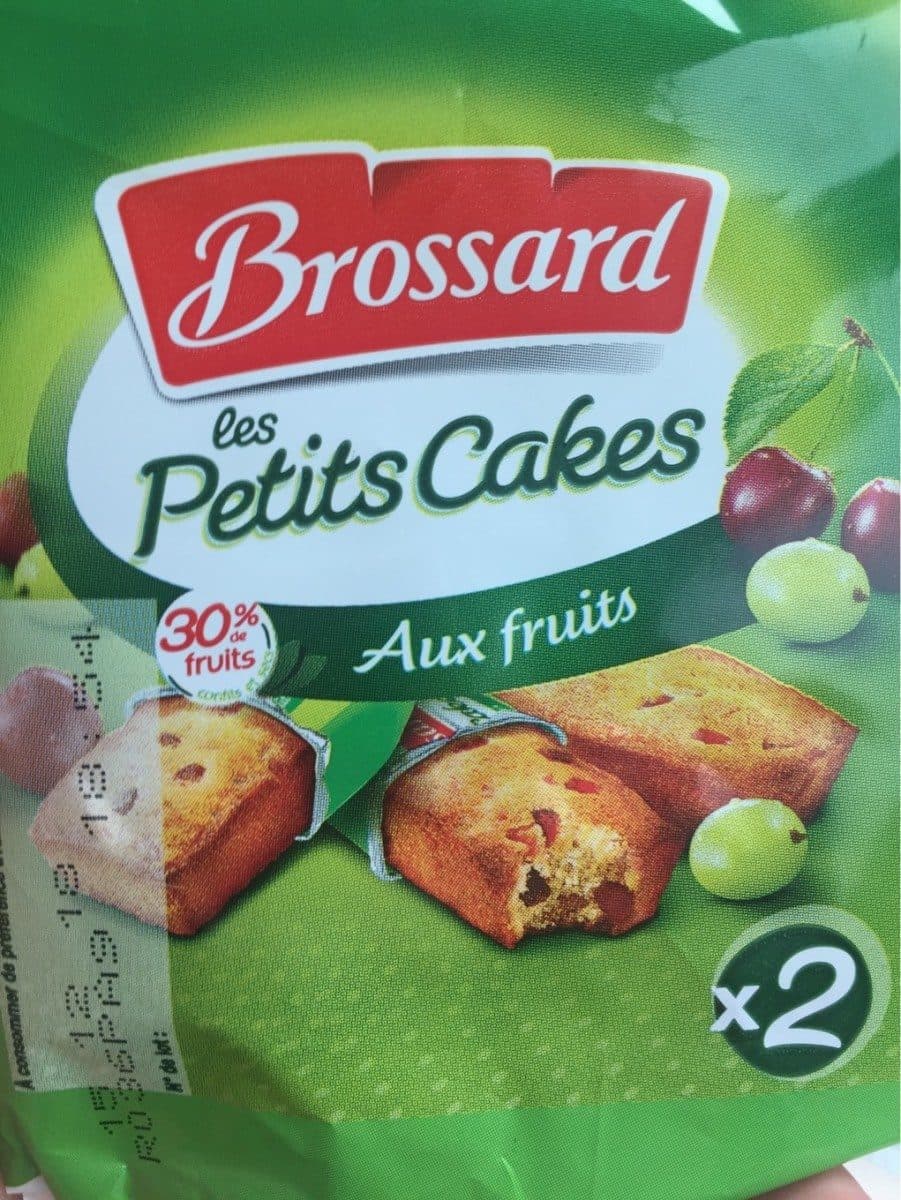 Brossard Brossard- mini cakes aux fruits 30g x2 packshot