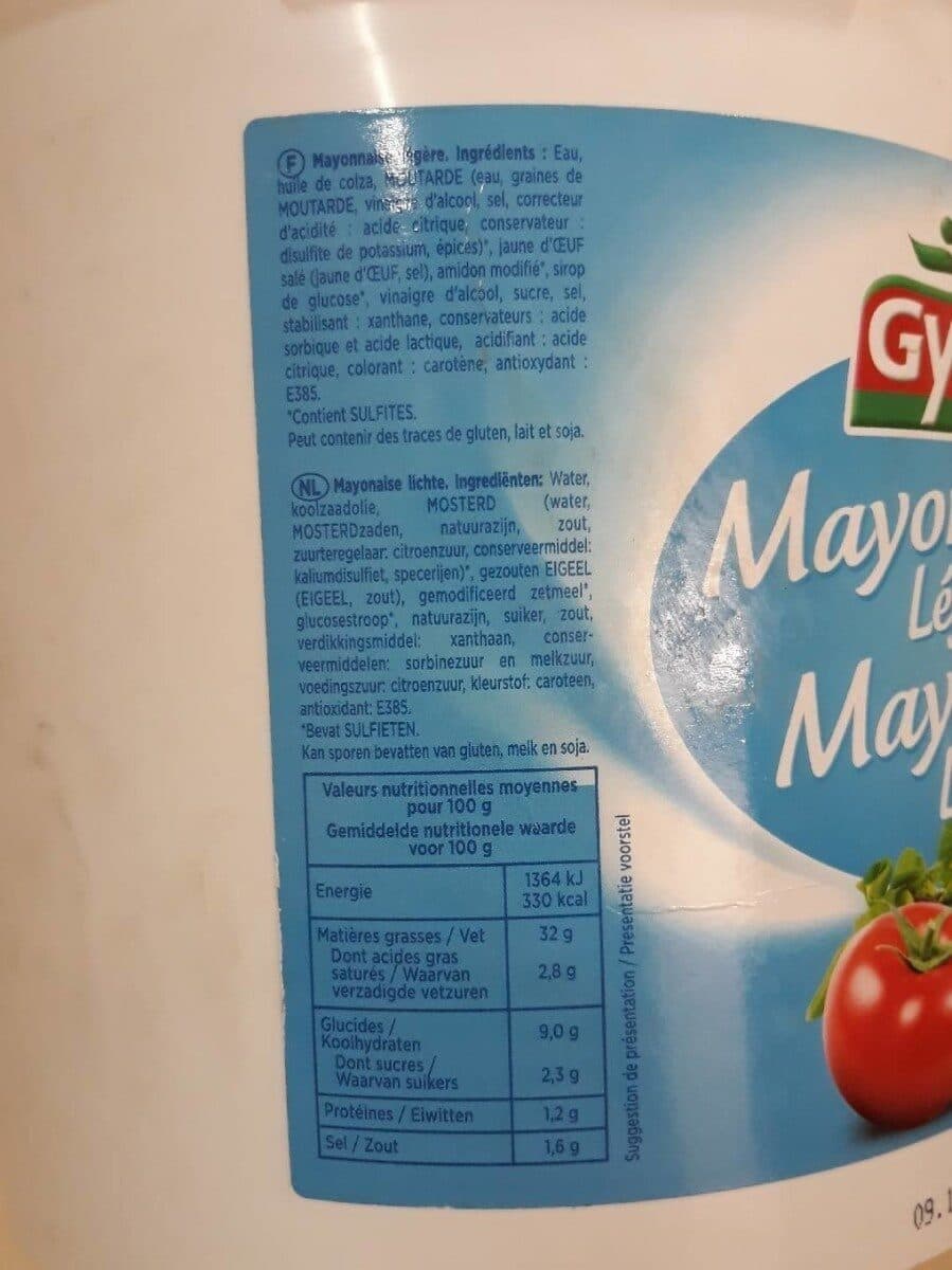 Gyma Mayonnaise Allégée packshot