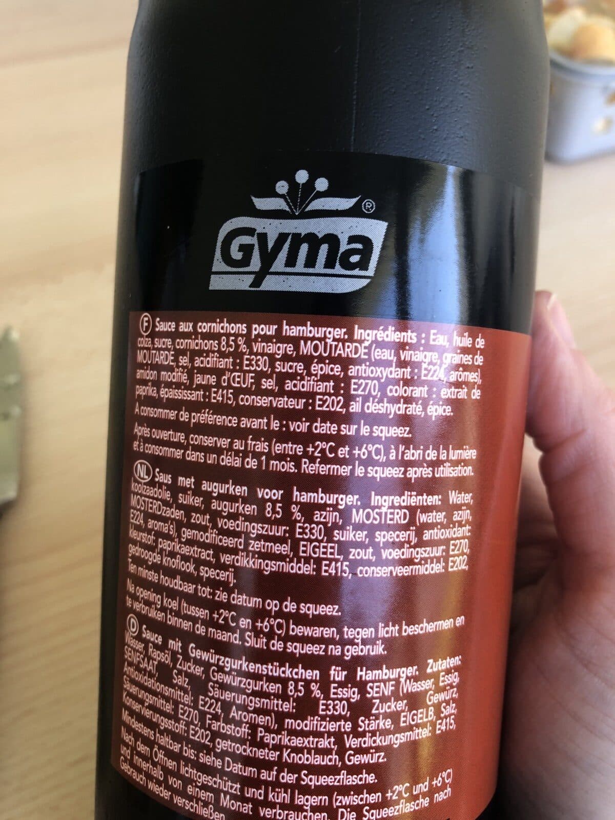 Gyma Sauce Suprême Burger packshot