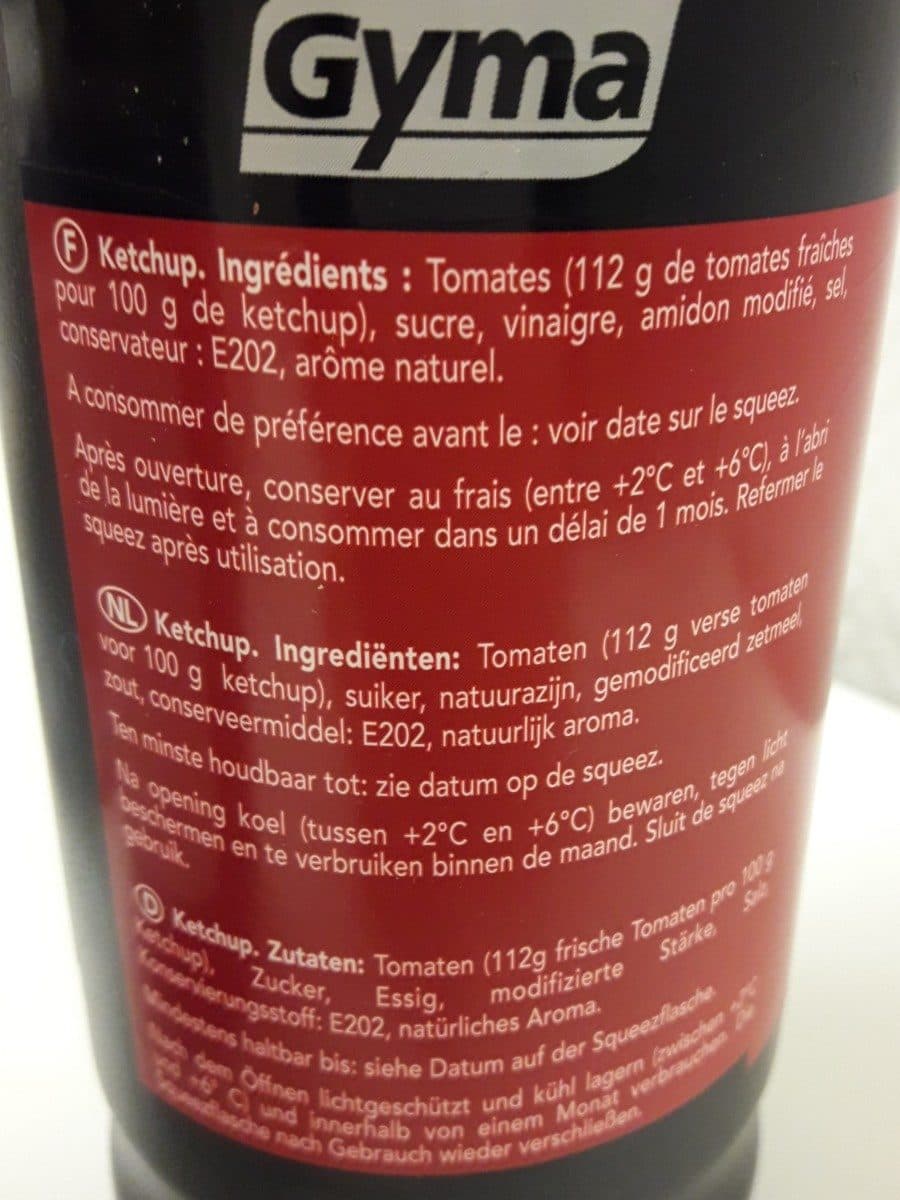 Gyma Ketchup packshot