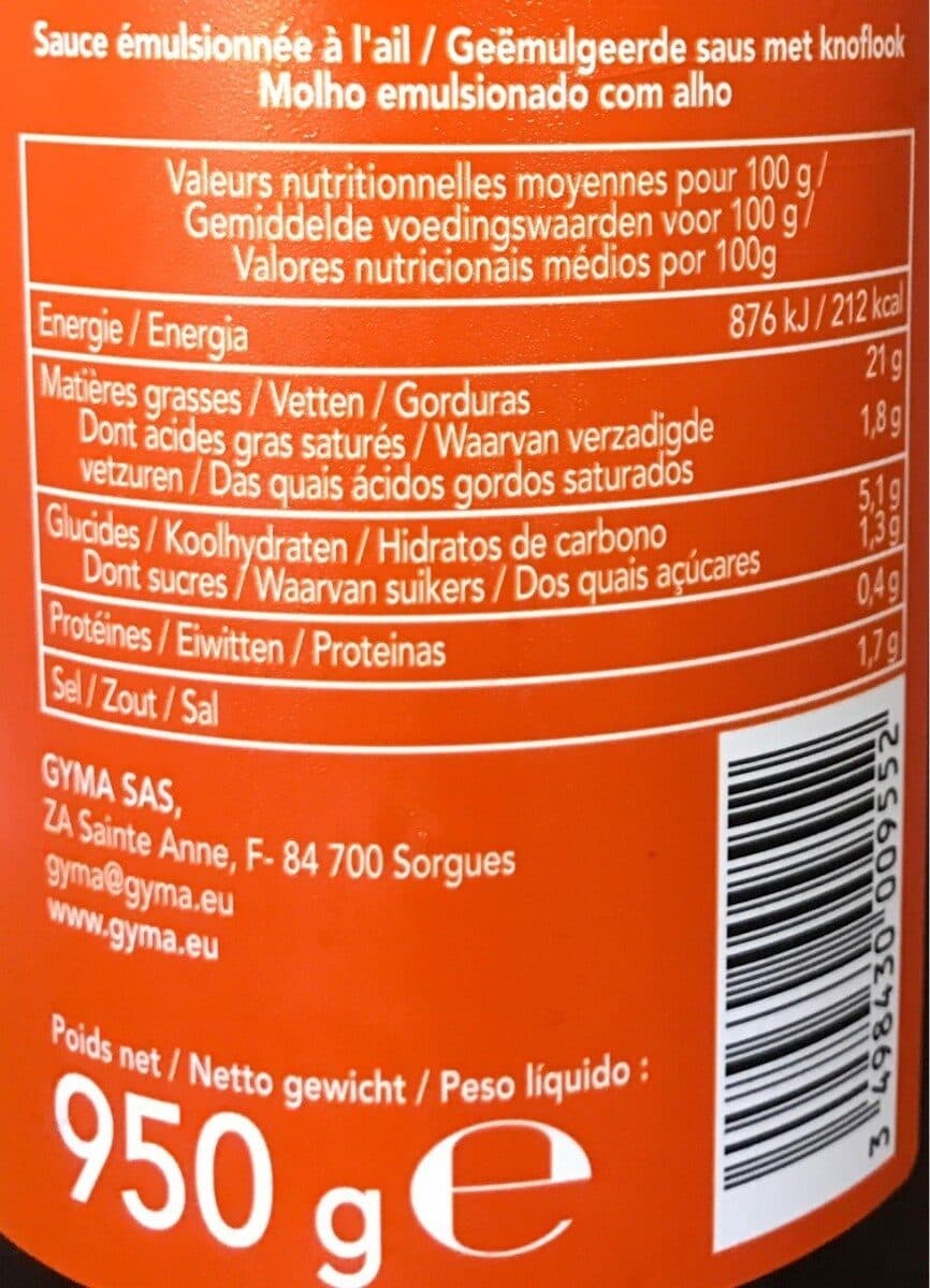 Gyma Sauce Kebab packshot