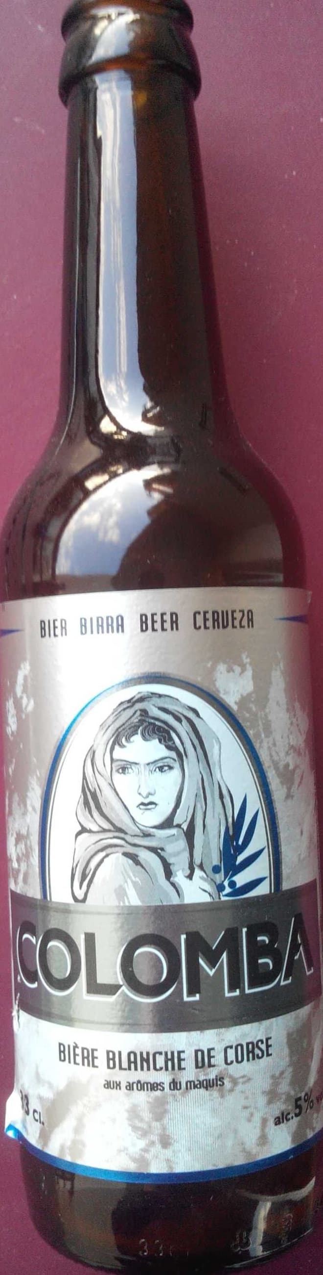 Colomba Bière blanche de Corse packshot