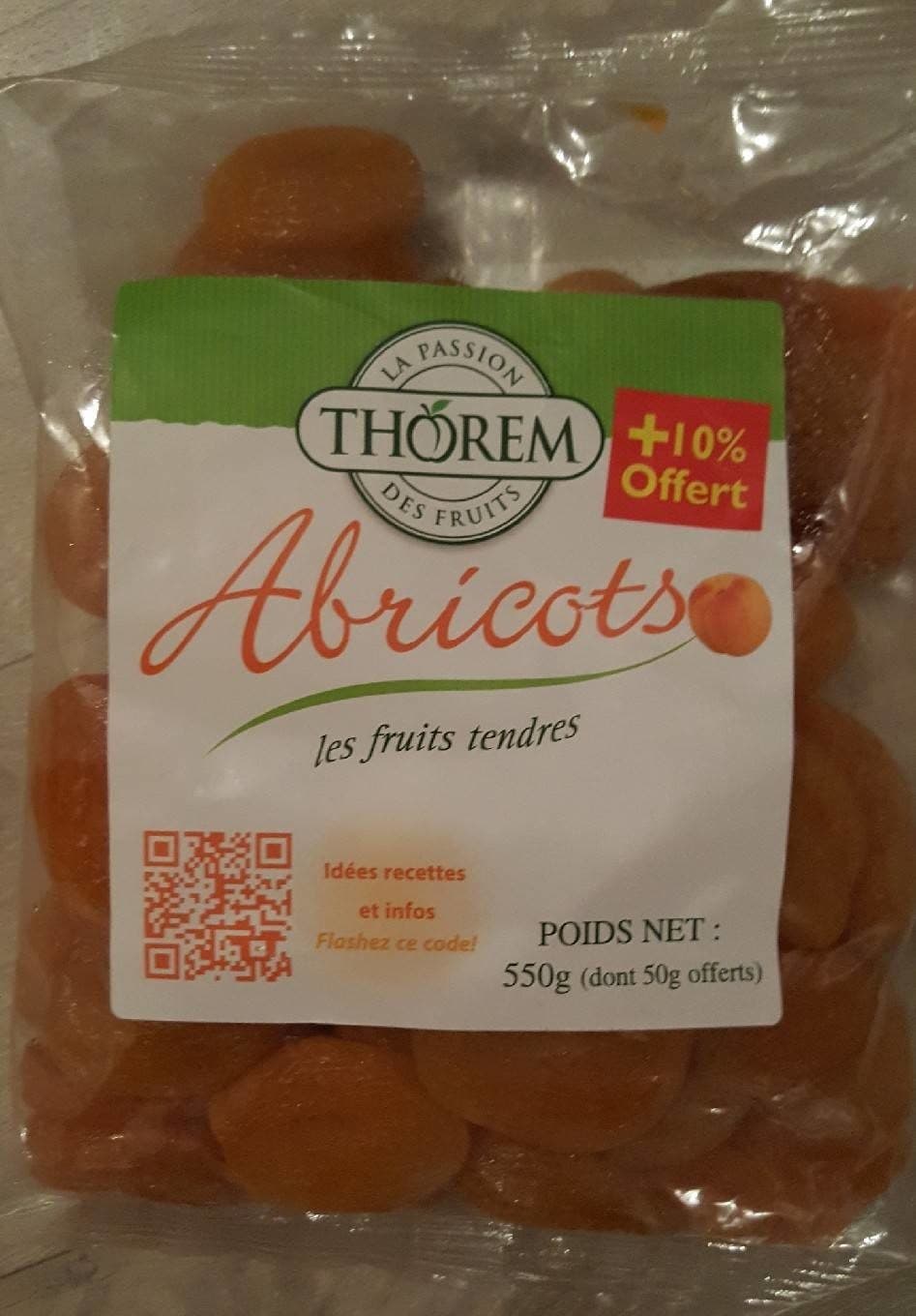 THOREM Abricots secs packshot