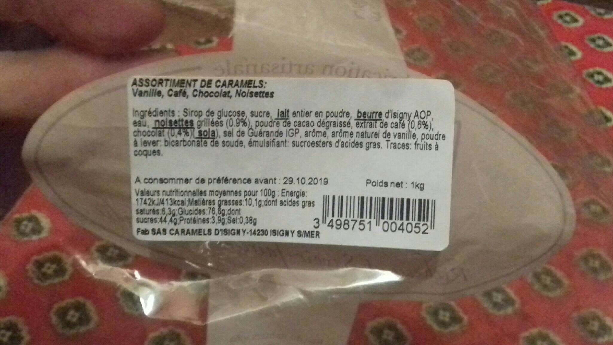 Open Food Facts Caramels d' Isigny packshot