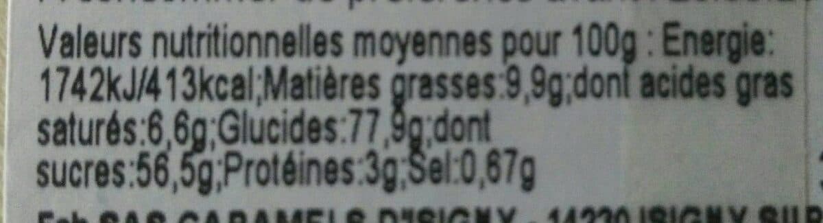 Caramels d'Isigny Caramels Pomme - Calvados - Crème - Beurre Salé - Beurre packshot