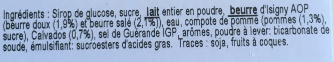 Open Food Facts Caramel tendre packshot