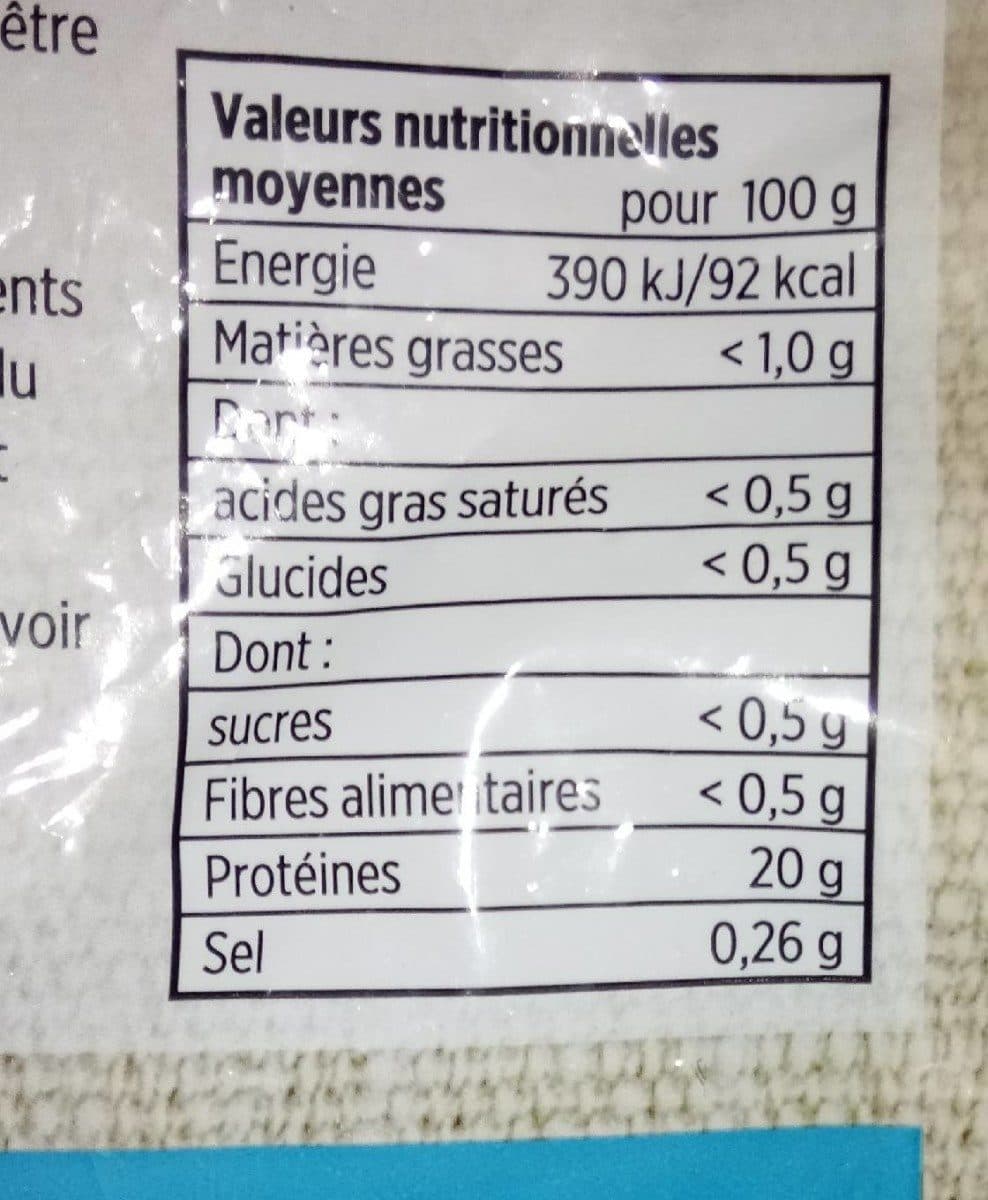 Open Food Facts Filet de colin (lieu) packshot