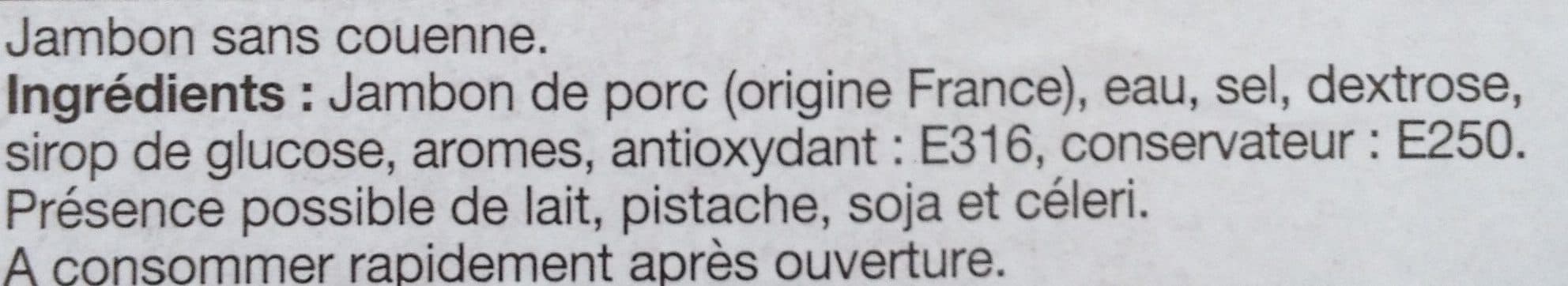 Gourmets de l artois Jambon cuit supérieur packshot