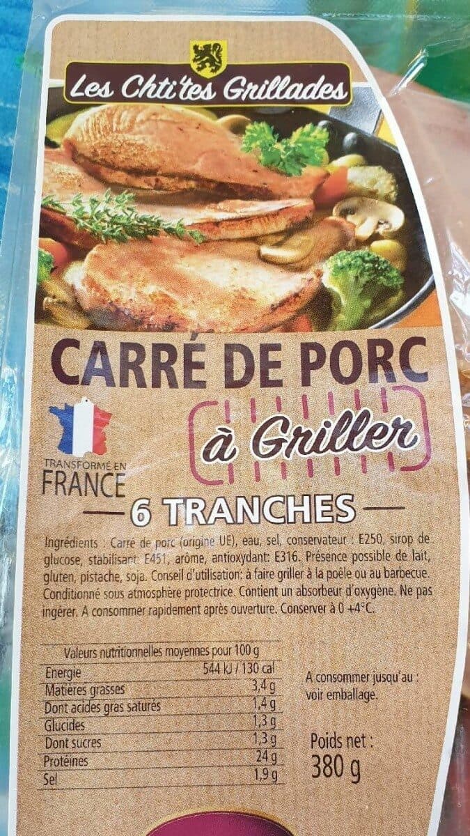 Open Food Facts Carré de porc à griller packshot