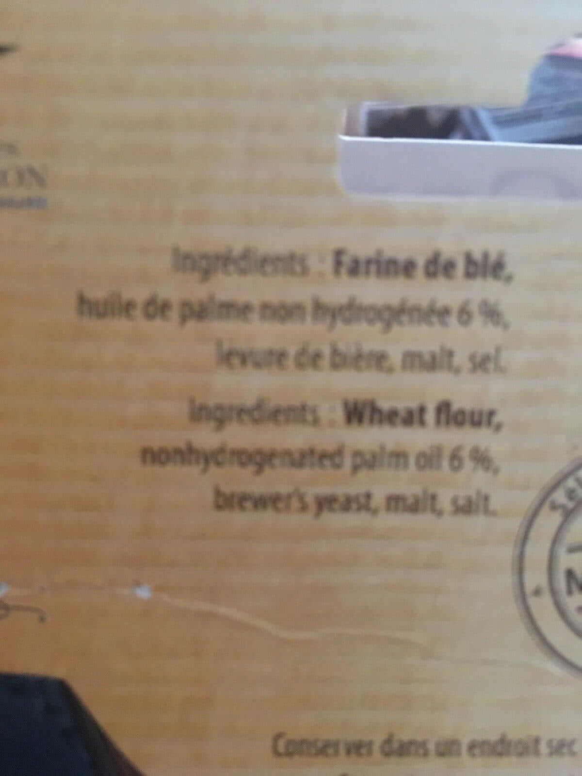Open Food Facts Gressins packshot