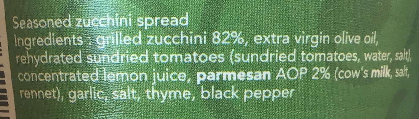 Méditéa Courgette au parmesan packshot