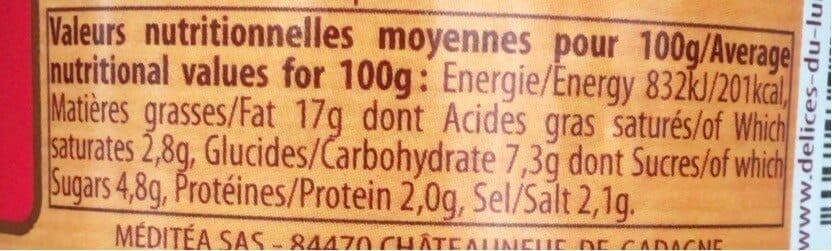 Les Delices Du Luberon Délice de Poivrons Rouges packshot