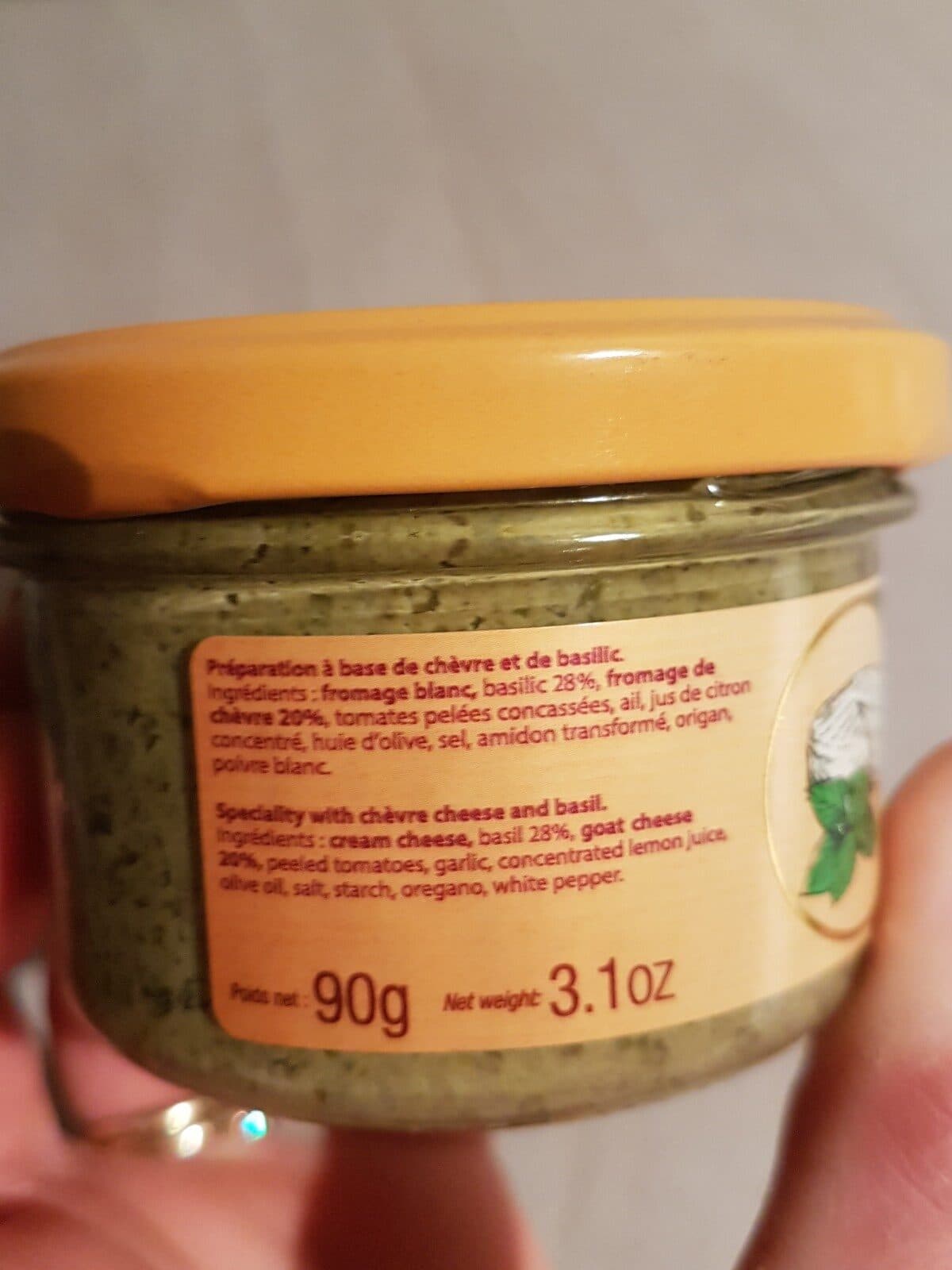 Les Delices Du Luberon Paste Aus Ziegenkäse Und Basilikum - Les Délices Du Lubéron packshot