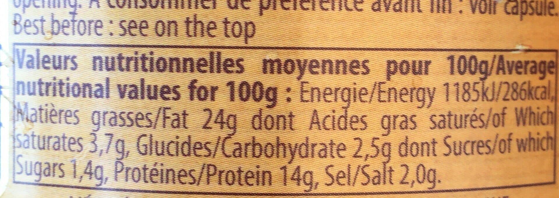 Open Food Facts Thoionade aux tomates séchées packshot