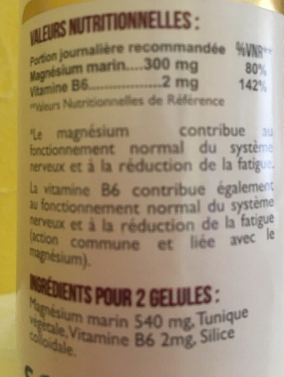 Open Food Facts Magnesium packshot