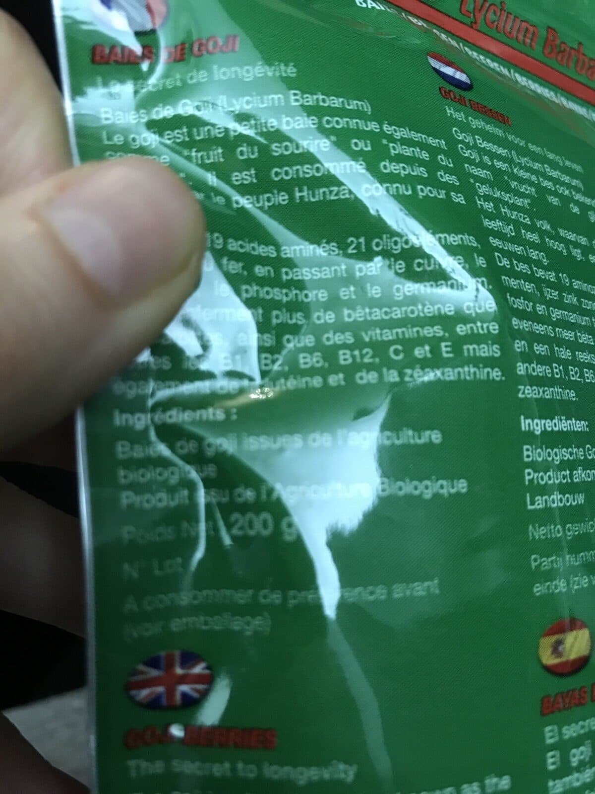 Open Food Facts Baies de Goji packshot