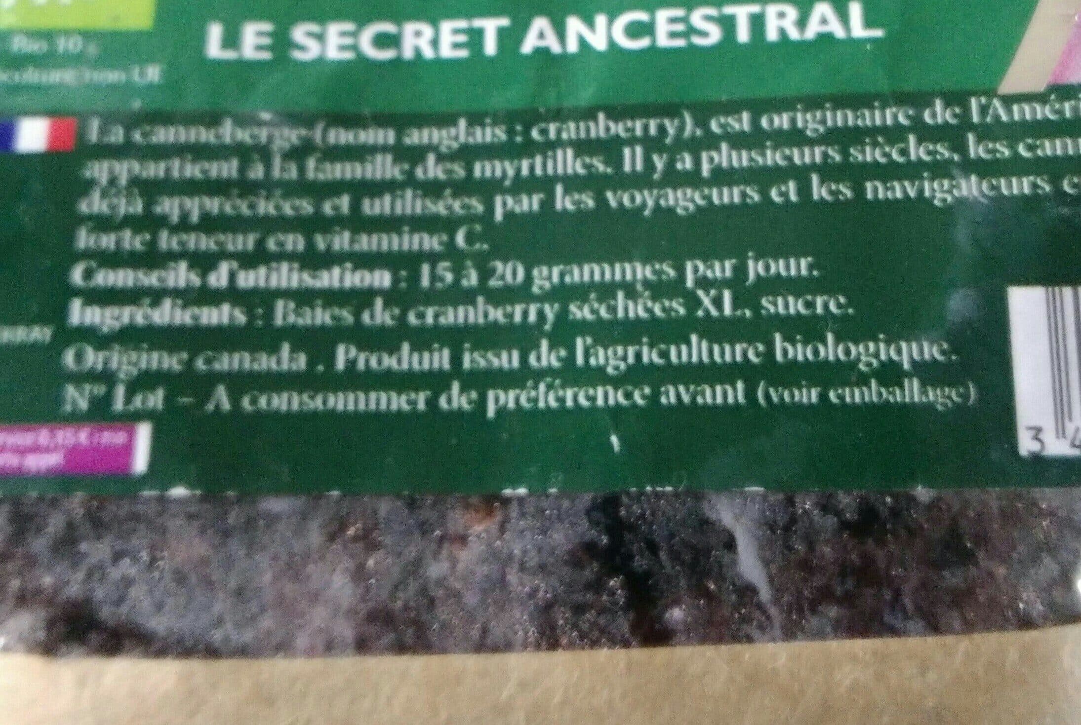 SFB Laboratoire SFB Cranberry XL Bio - packshot