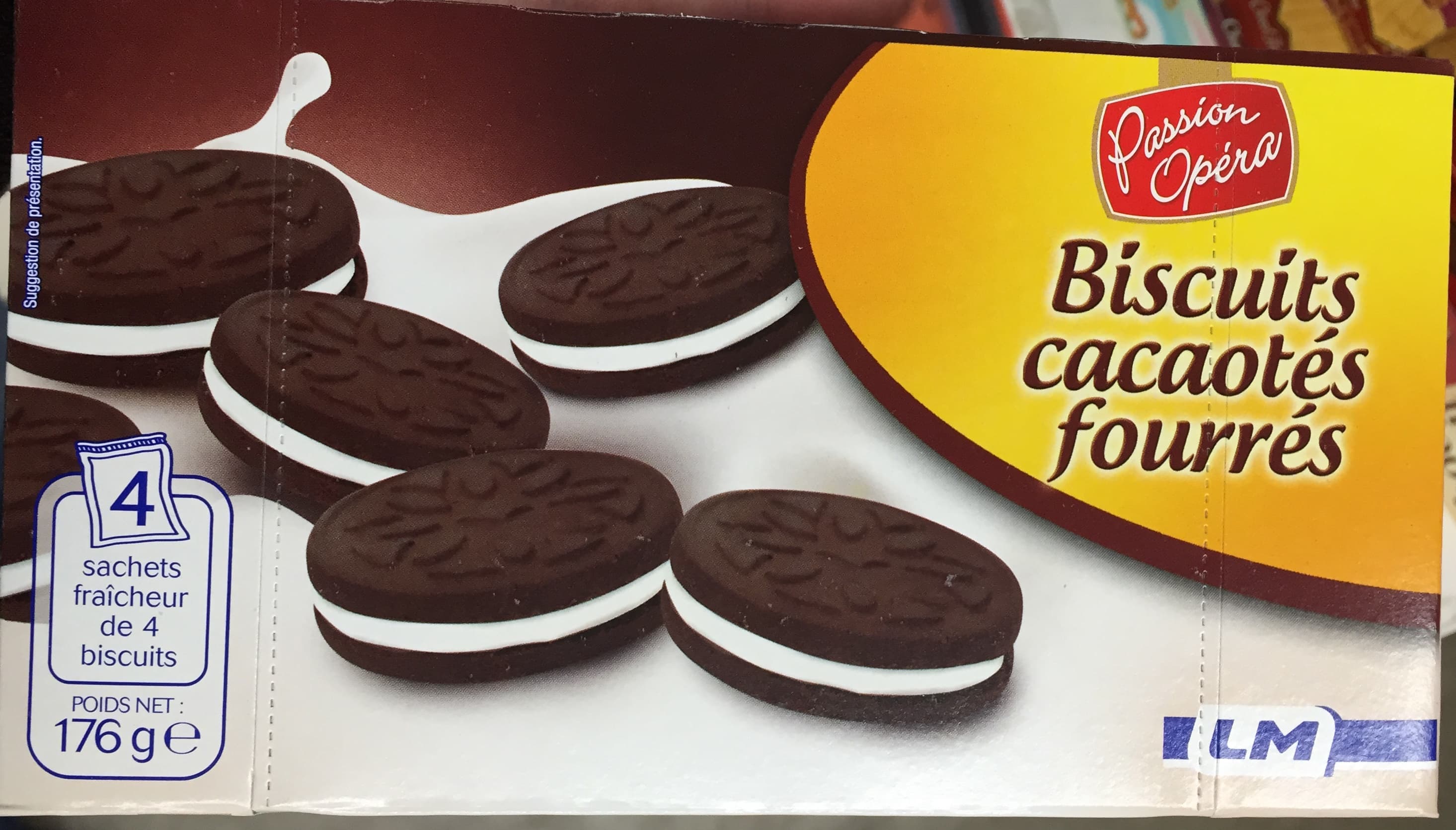 Le Mutant Biscuits cacaotés fourrés packshot