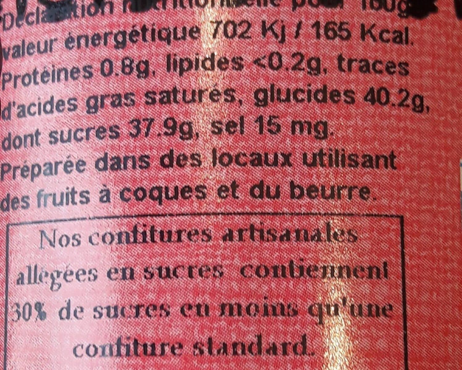 Reine de Cornouaille Confiture de framboise bio REINE DE CORNOUAILLE packshot