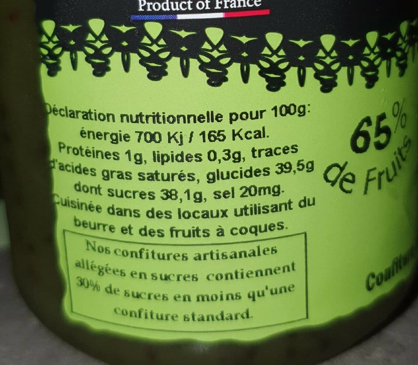 Reine De Cornouaille Confiture de kiwi REINE DE CORNOUAILLE packshot