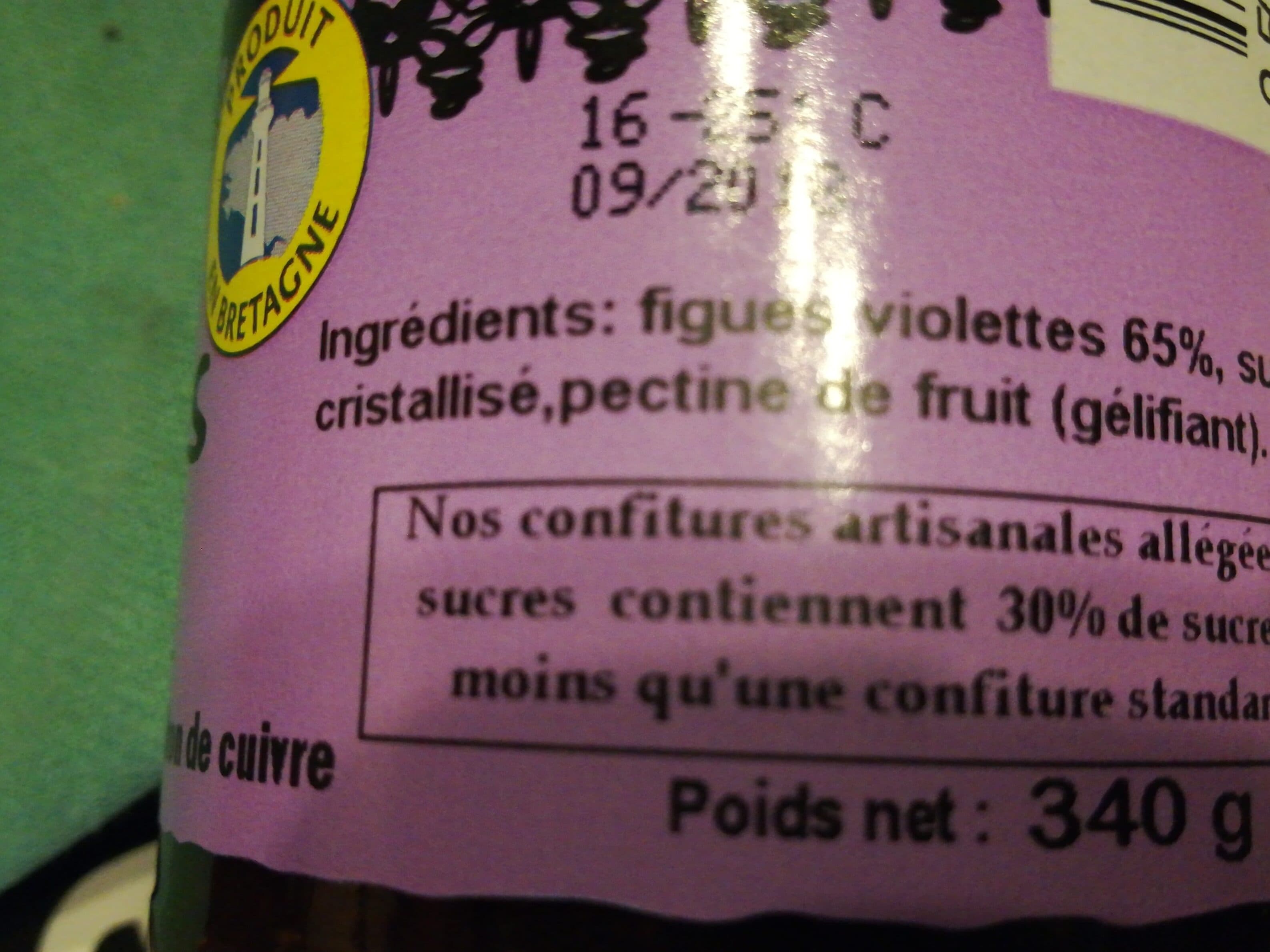 Reine De Cornouaille Confiture de figues REINE DE CORNOUAILLE packshot