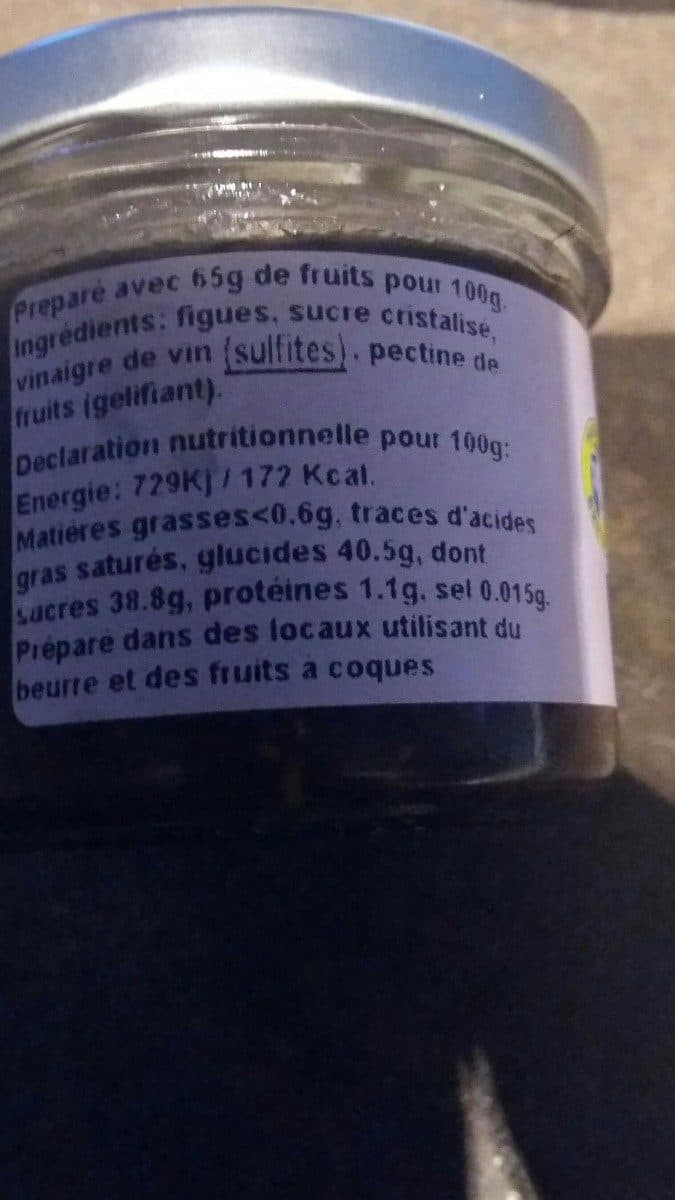 Open Food Facts Confit de figues violettes packshot