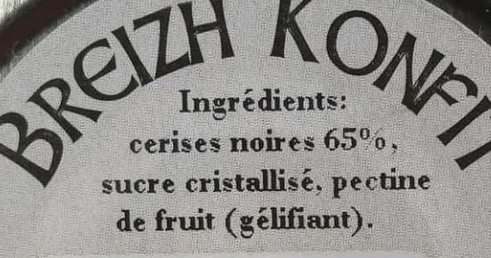 Breizh Konfit Cerises noires packshot