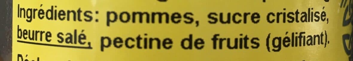 Open Food Facts Pommes caramélisées au beurre salé packshot