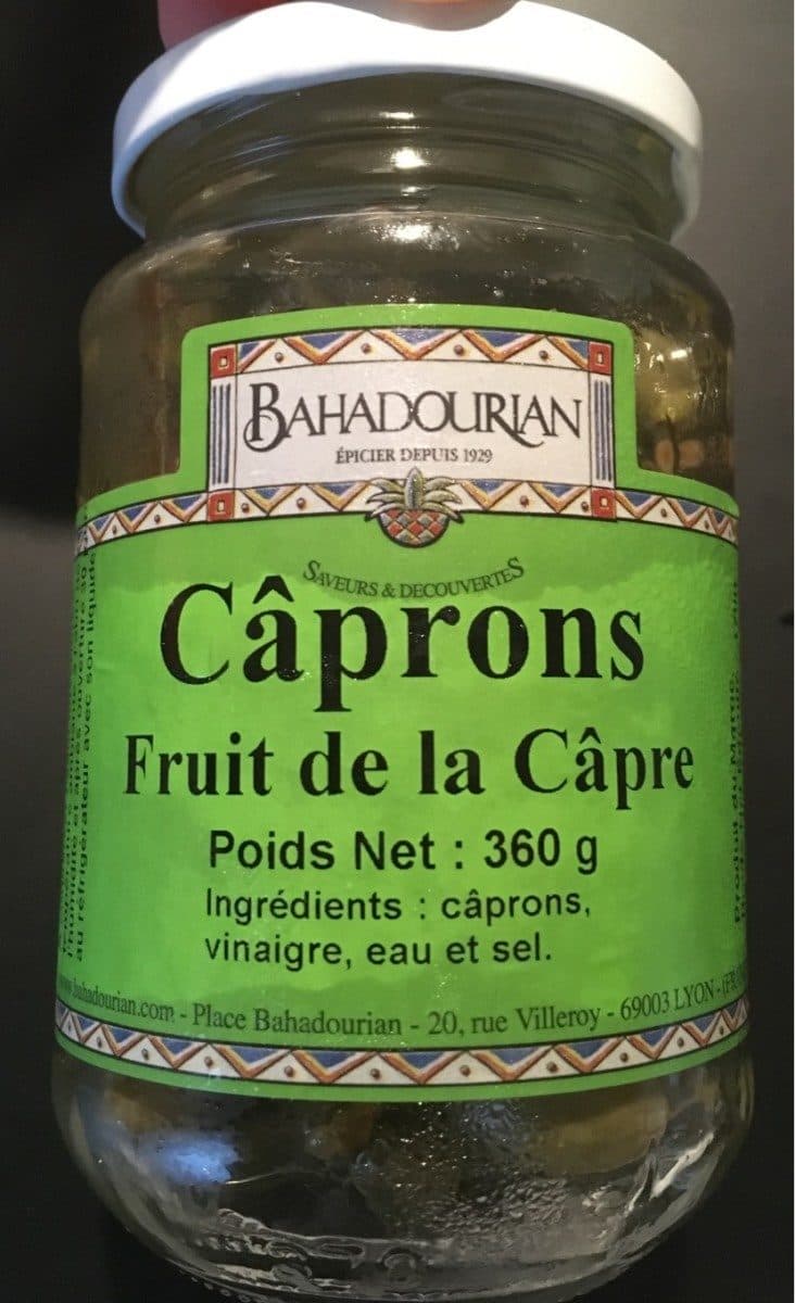 Bahadourian Câprons packshot