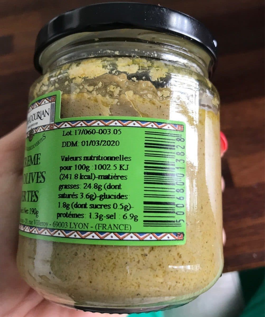 Bahadourian Creme d'olives vertes packshot