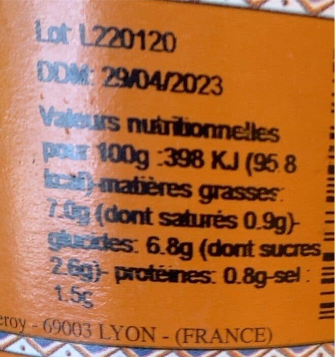 Bahadourian Gingembre émincé packshot