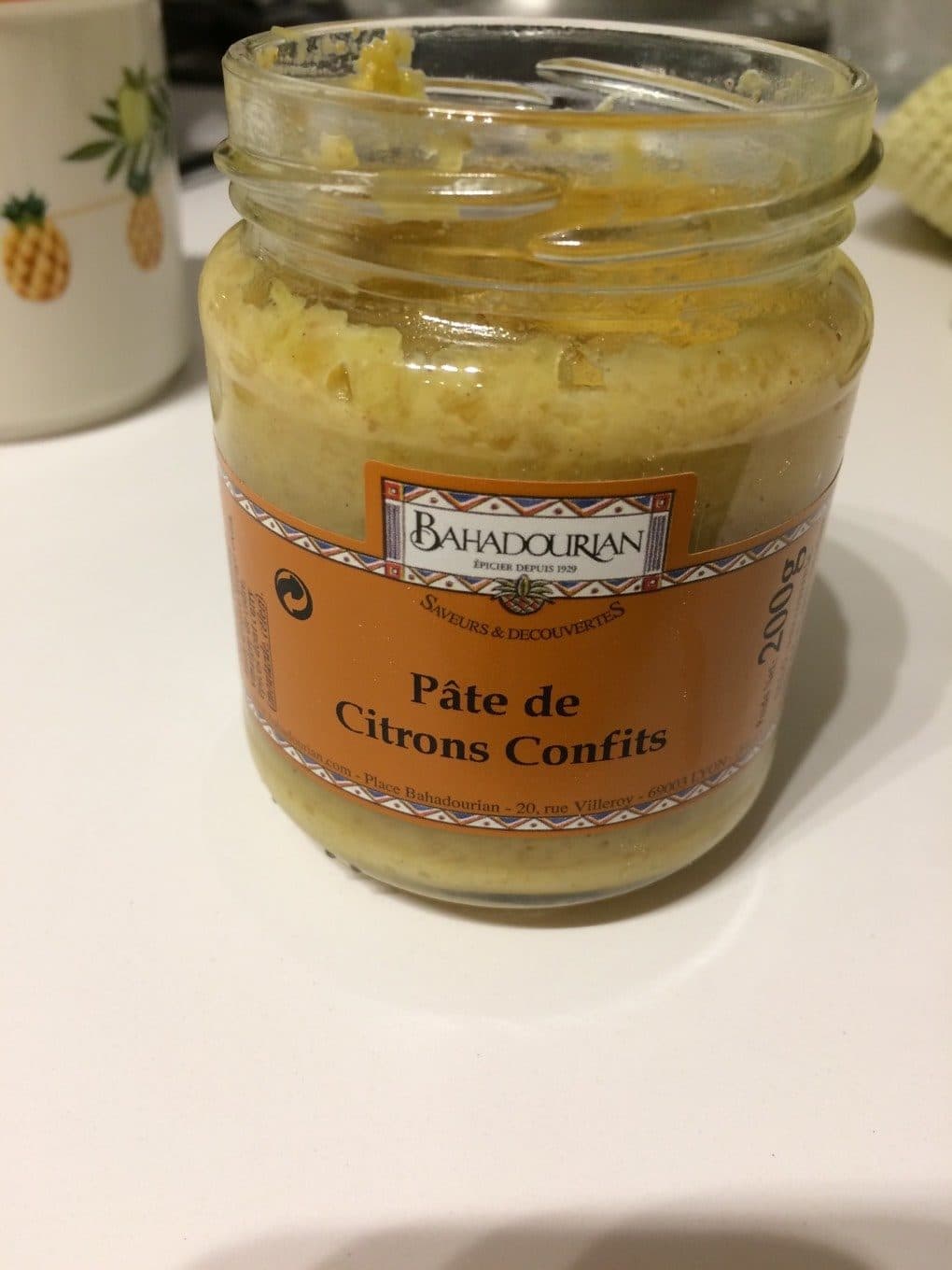 Bahadourian Pâte de citrons confits packshot