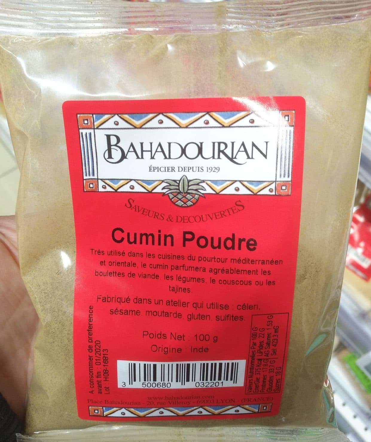 Bahadourian Cumin Poudre packshot