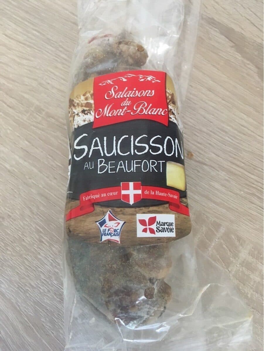 Open Food Facts Saucisson au beaufort packshot