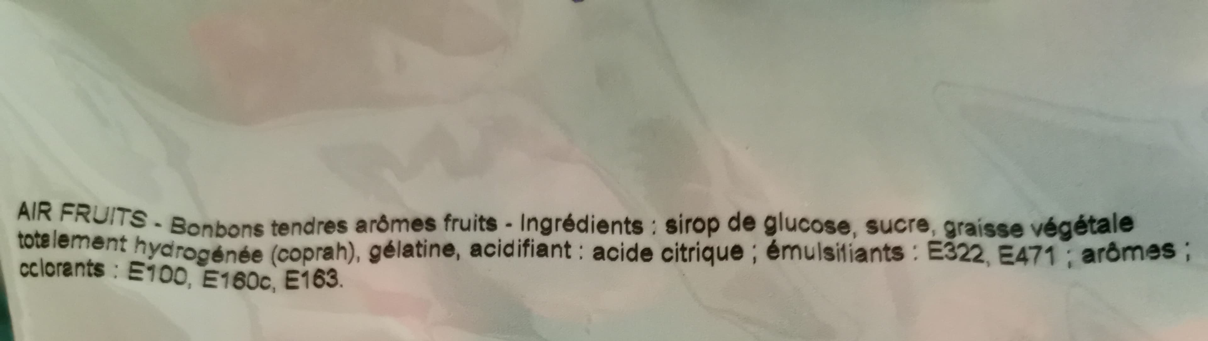 Verquin 2KG Bonbons Tendres Air Fruit Verquin packshot