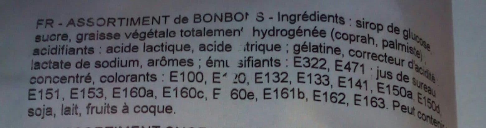 Verquin confiseur Assortiment de bonbons packshot