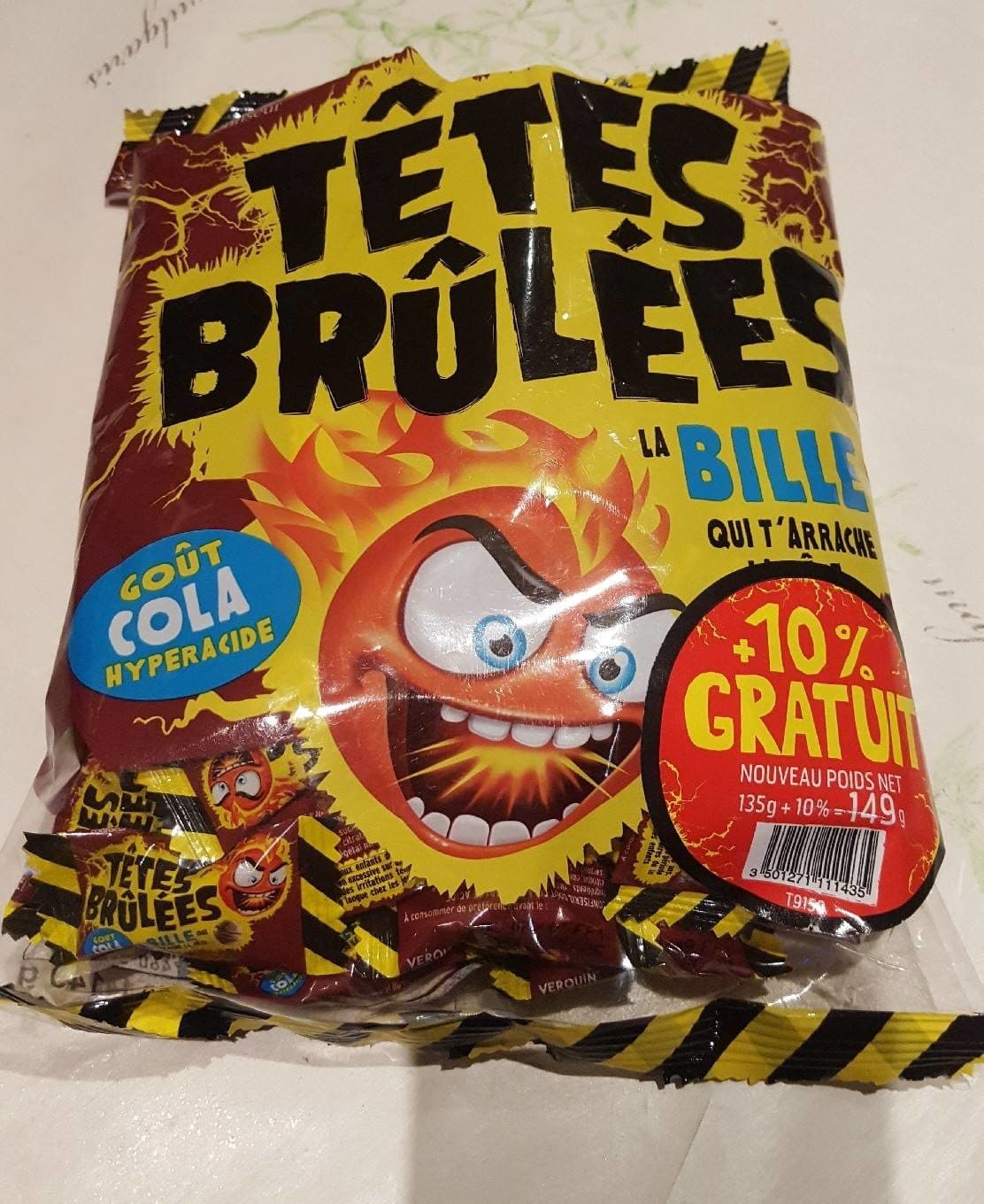 Verquin Têtes brulées packshot