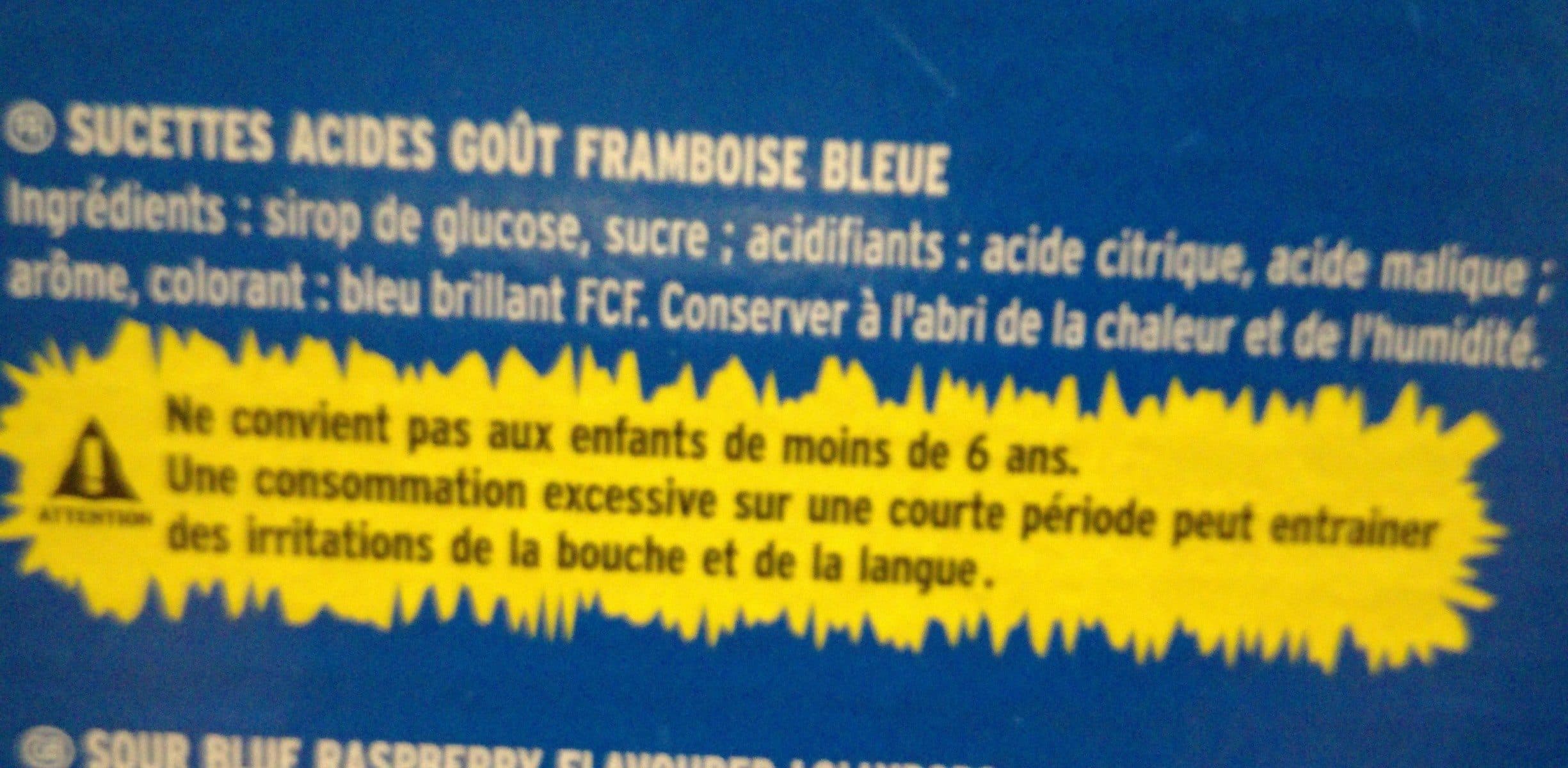 Open Food Facts Têtes brûlées sucettes goût framboise kitache packshot