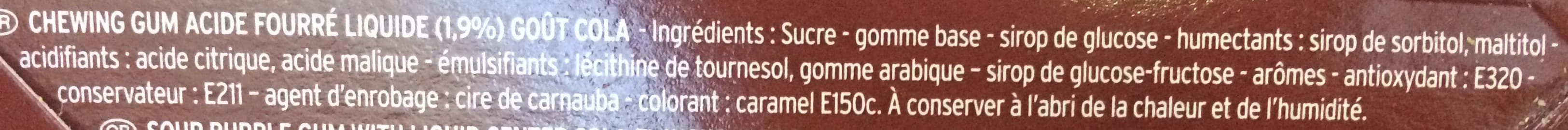 Verquin Têtes Brûlées goût cola hyperacide packshot